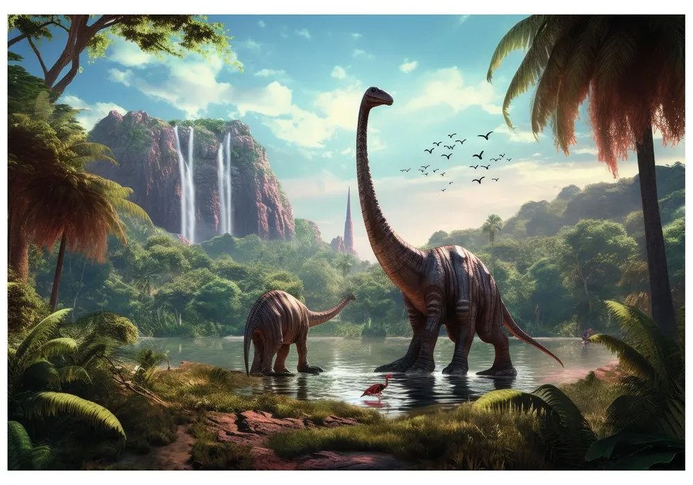 Tapet peisajul nedescoperit ale dinozaurilor