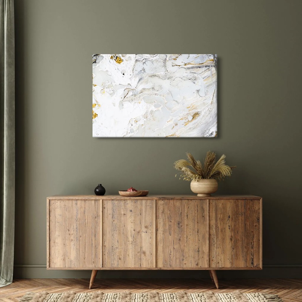 Tablou - Hârtie de ulei cu design de marmură (90x60 cm)