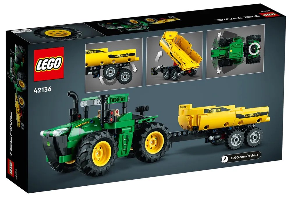 Set de construit LEGO   Technic, Tractor John Deere, 390 piese
