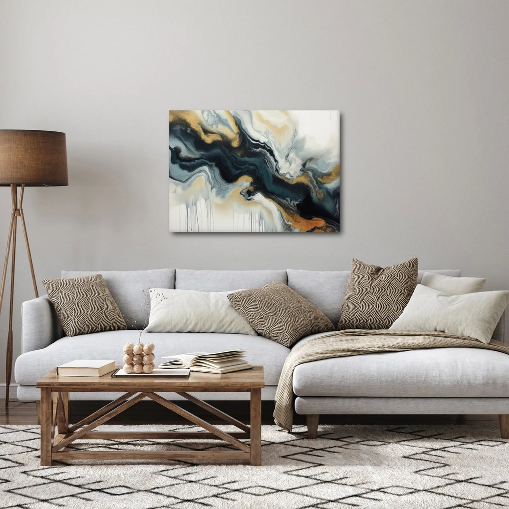 Tablou - Desen marmorat (70x50 cm)