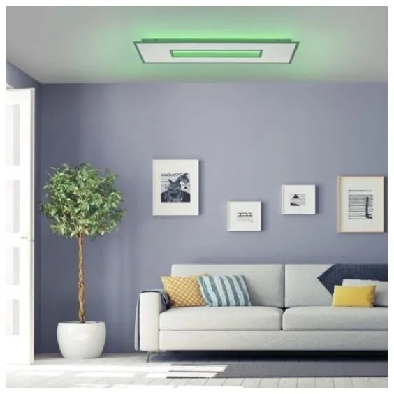 Corp de iluminat LED RGB dimabil LED/41W/230V+LED/7,5W Leuchten Direkt 11646-16 + telecomandă