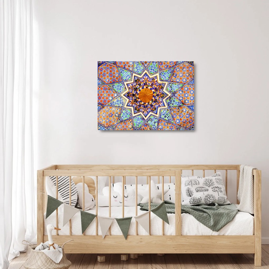 Tablou pe sticlă cu mozaic (70x50 cm)