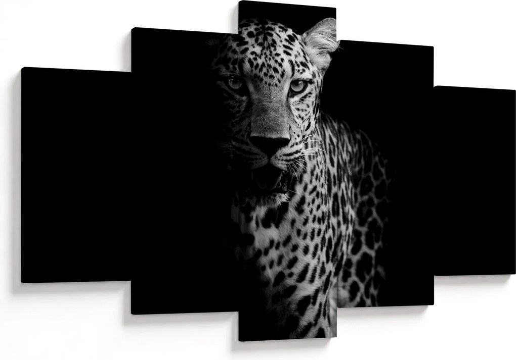 Tablou - Portret de leopard (150x105 cm)
