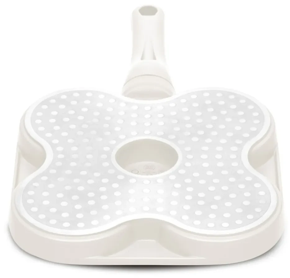 Tigaie cu 4 forme pentru hamburgeri, clatite, mic dejun 20 cm Sahara Berlinger Haus BH 7798, antiaderenta, crem