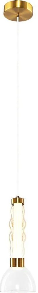 Lustră LED pe cablu LUCCO LED/13W/230V d. 15 cm auriu