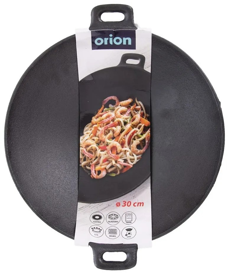 Tigaie WOK fontă Orion, 30 cm