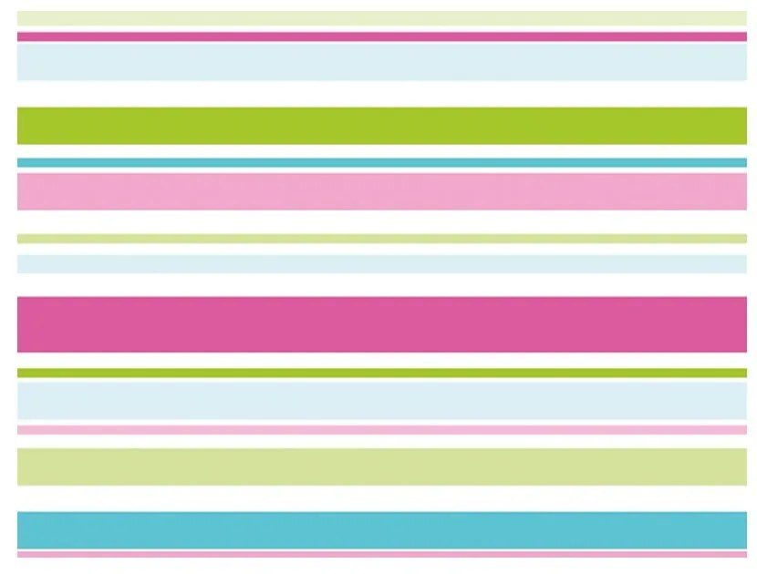 Tapet pentru copii din material nețesut 200 cm x 154 cm Bright Stripes – Artgeist