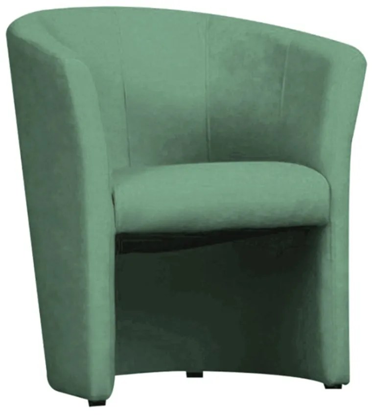 Fotoliu tapiterie textil verde cuba 65x60x77 cm