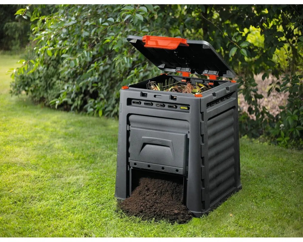 Coș pentru compost negru Eco – Keter