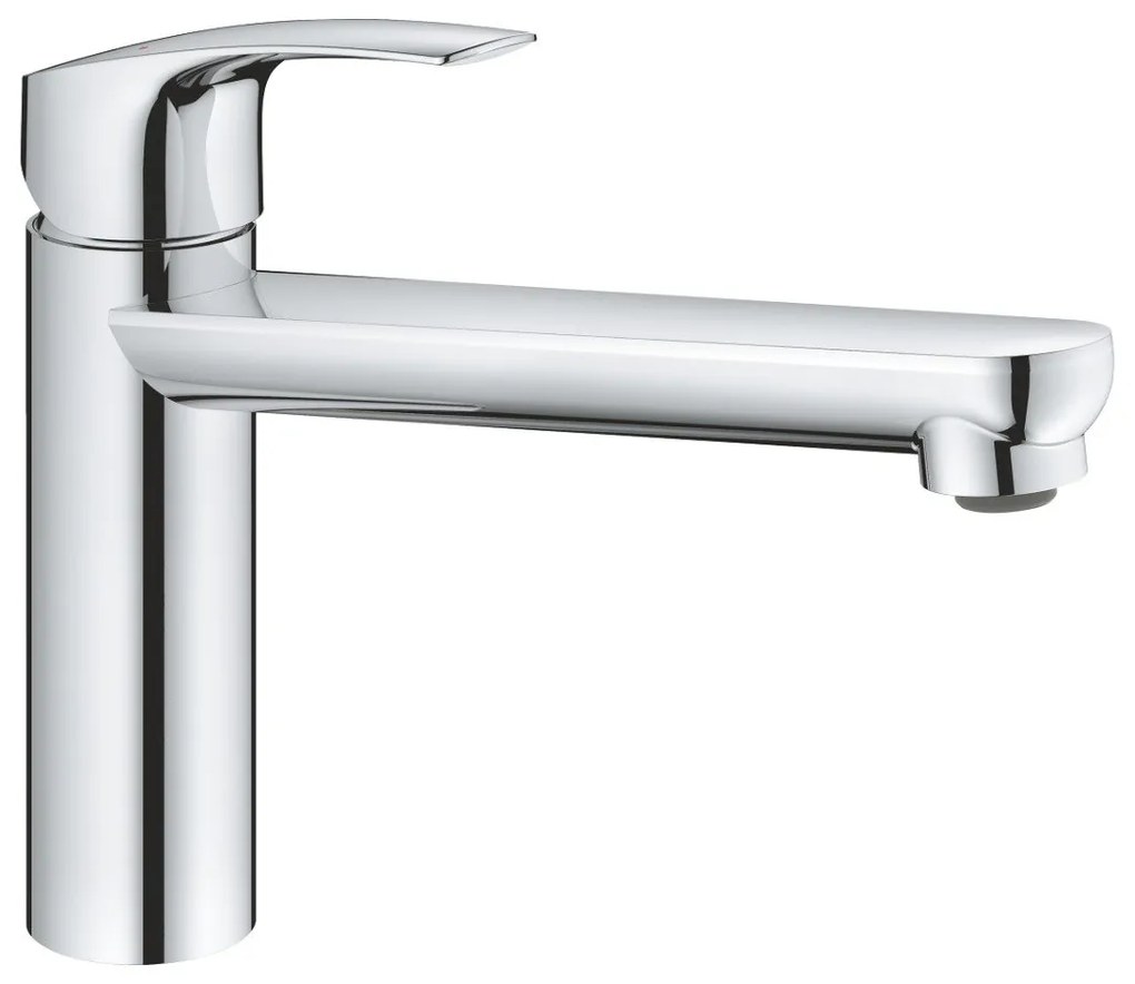 Baterie bucatarie Grohe Eurosmart, pipa media, monocomanda, crom - 30463000