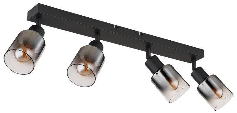 Plafoniera 4L design modern Hubertus negru