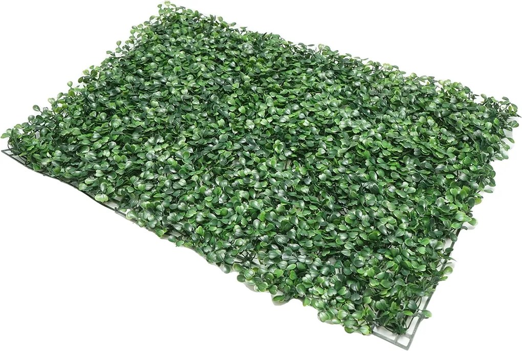 Gard viu artificial cu frunze dese mici verzi 400x600mm