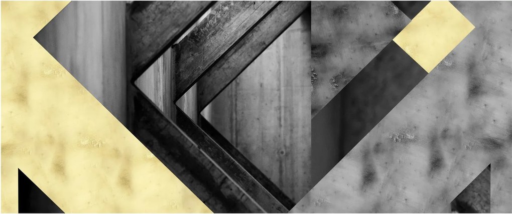 Tablou - Textura forme (120x50 cm)