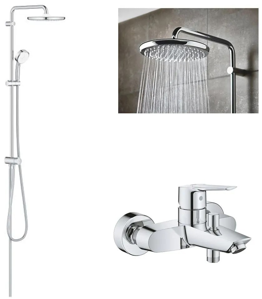 Coloana dus Grohe Tempesta 250+baterie cada Start ( 24206002,26675000 )