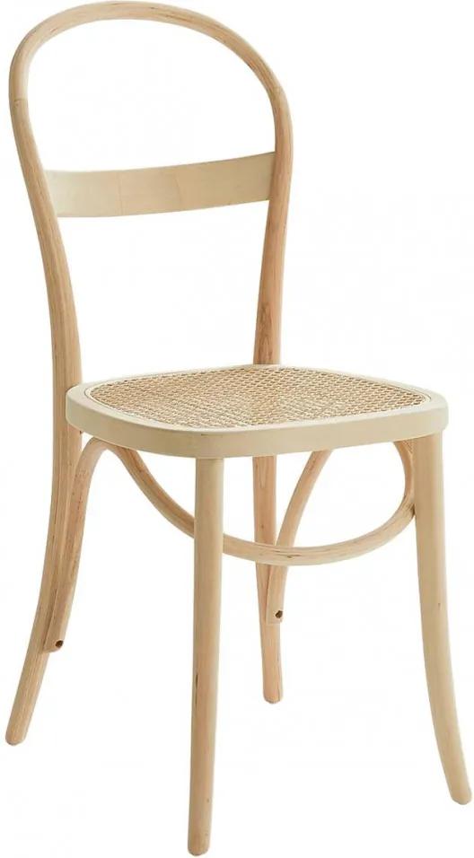 Set de 2 scaune Rippats, maro, 39 x 89 x 53 cm