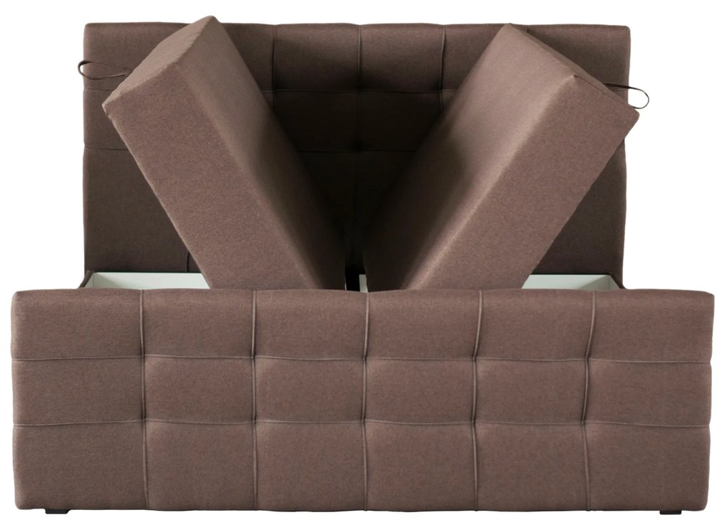 Pat boxspring, 160x200, maro, BEST