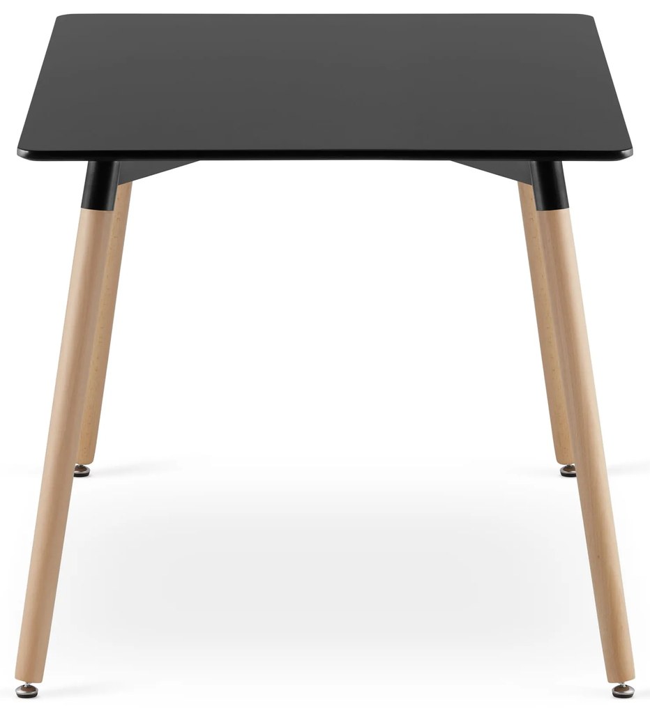 Masa de dining neagra ADRIA 120x80 cm