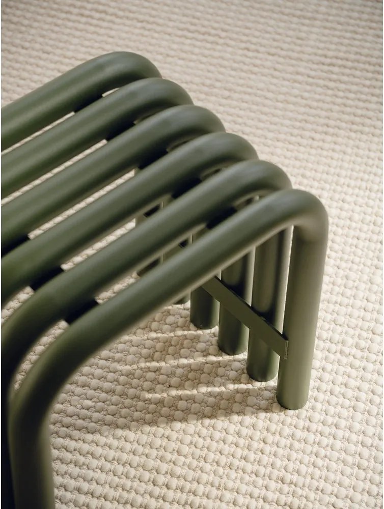Scaun de grădină verde din metal Nokk – noo.ma