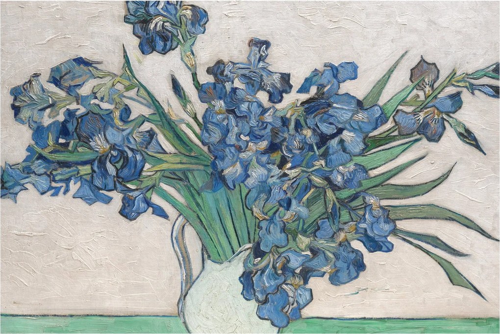 Tablou - Vincent van Gogh, Irises, reproducere (90x60 cm)