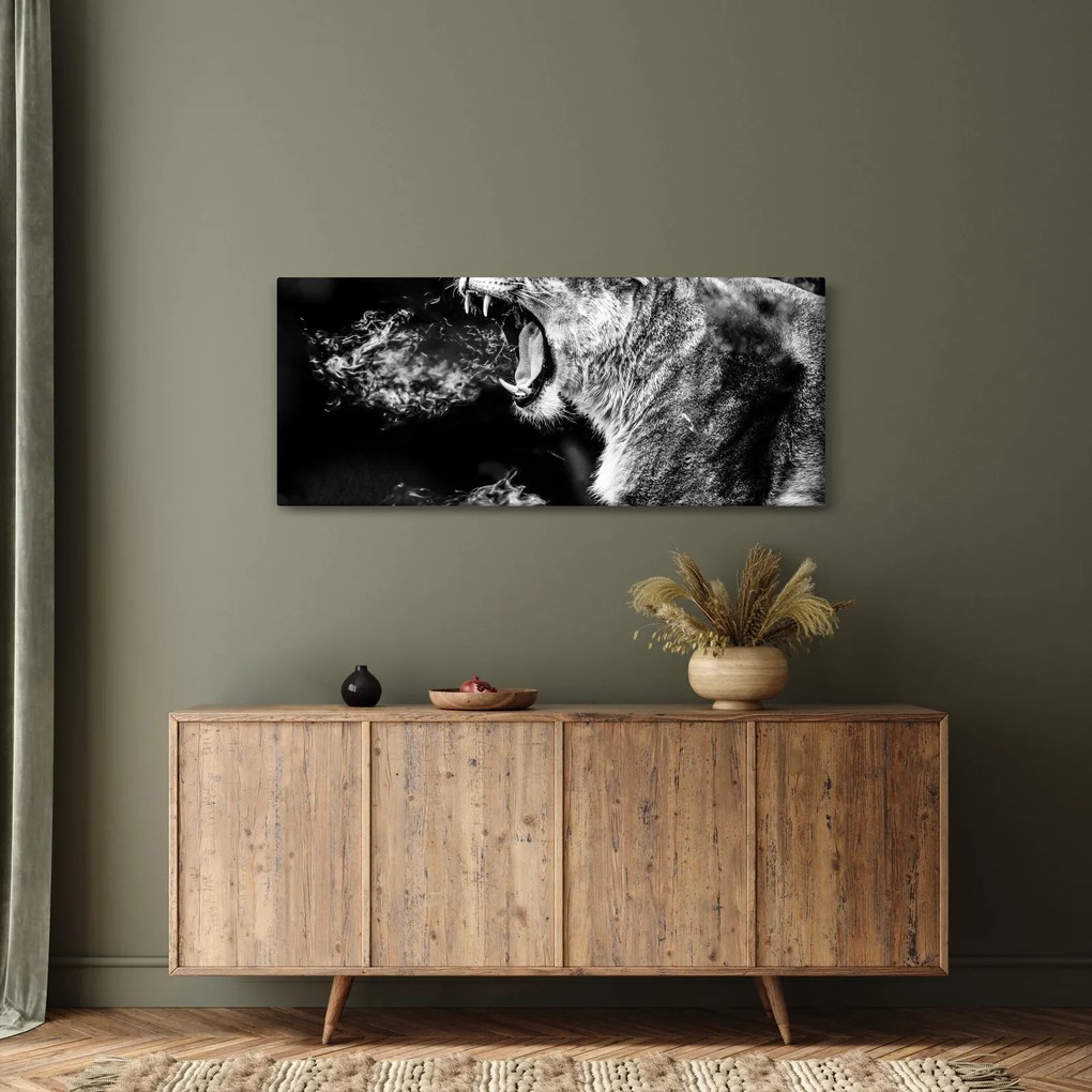 Tablou - Portretul unei leoaice (120x50 cm)
