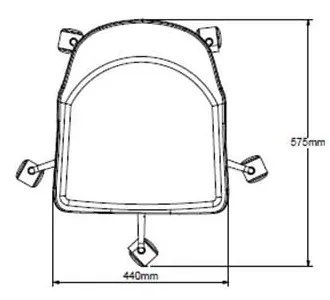 Scaun de birou Unique Furniture, gri