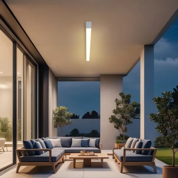 Brilagi - Plafonieră LED pentru baie SLEEKLINE LED/40W/230V, argintie, IP44