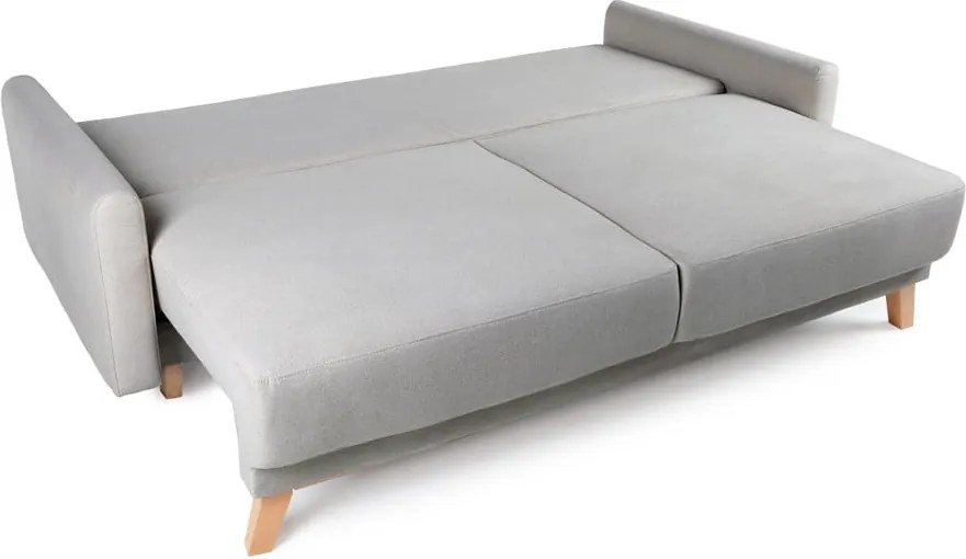 Canapea extensibilă Bonami Selection Pop, gri deschis