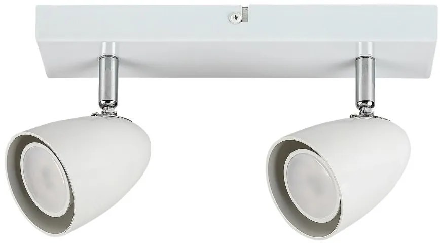 Aplica de Perete cu Spot Directionabil, 2xGU10, Perico alb