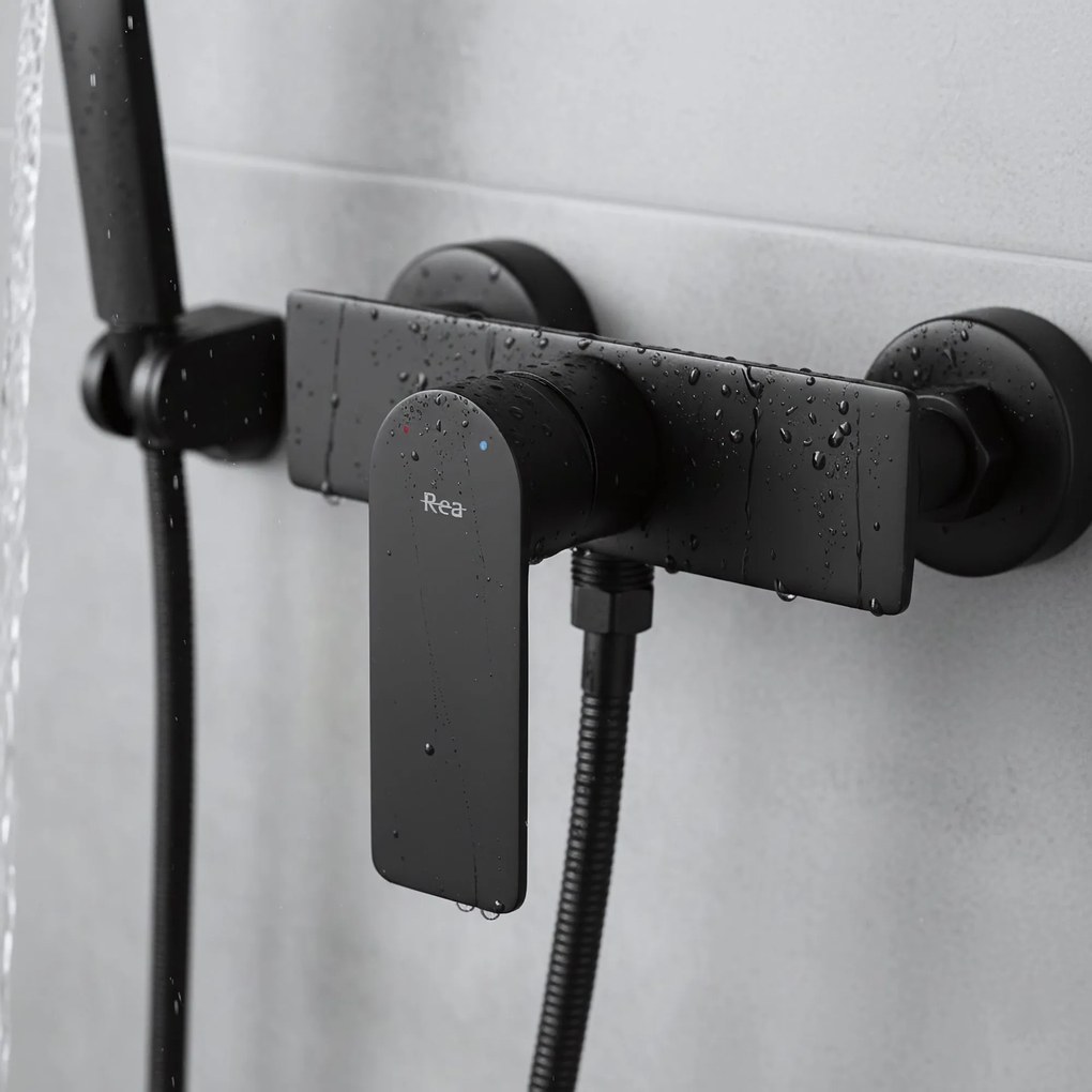 Baterie Negru de cada/duș URBAN Black