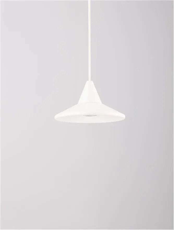 Pendul LED design minimalist DRO alb