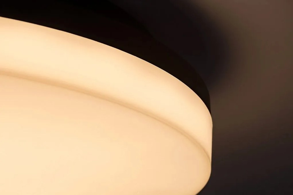 Plafoniera LED pentru iluminat exterior design modern IP54 Pernik negru 28cm