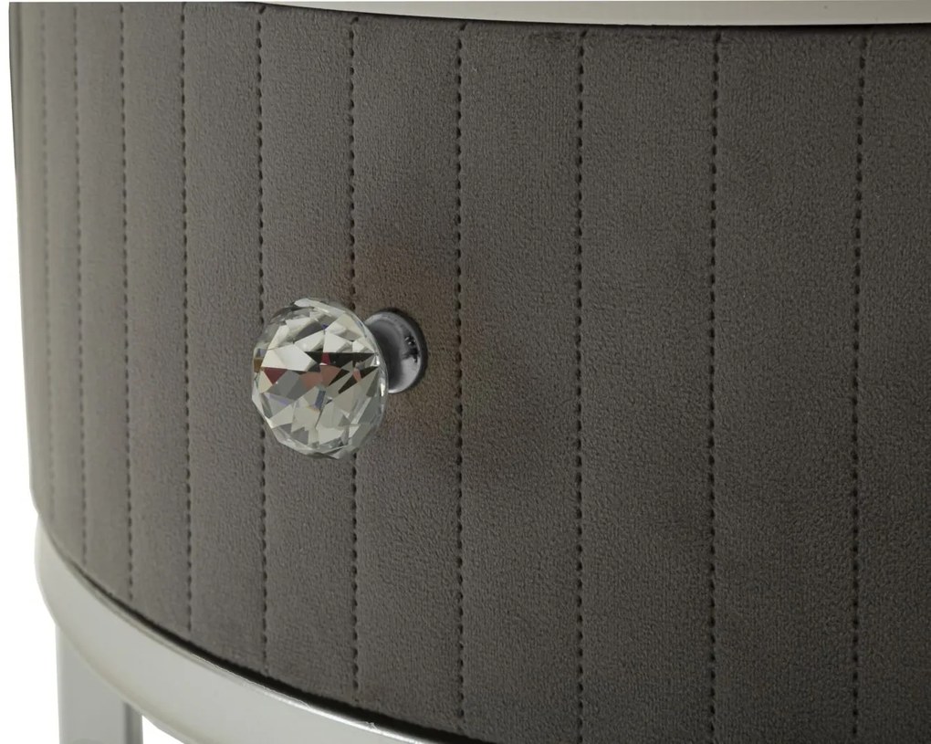 Mauro Ferretti Set De 2 Masute De Cafea Grays  Cm Ø 70X45-50X38 | Aosom Romania
