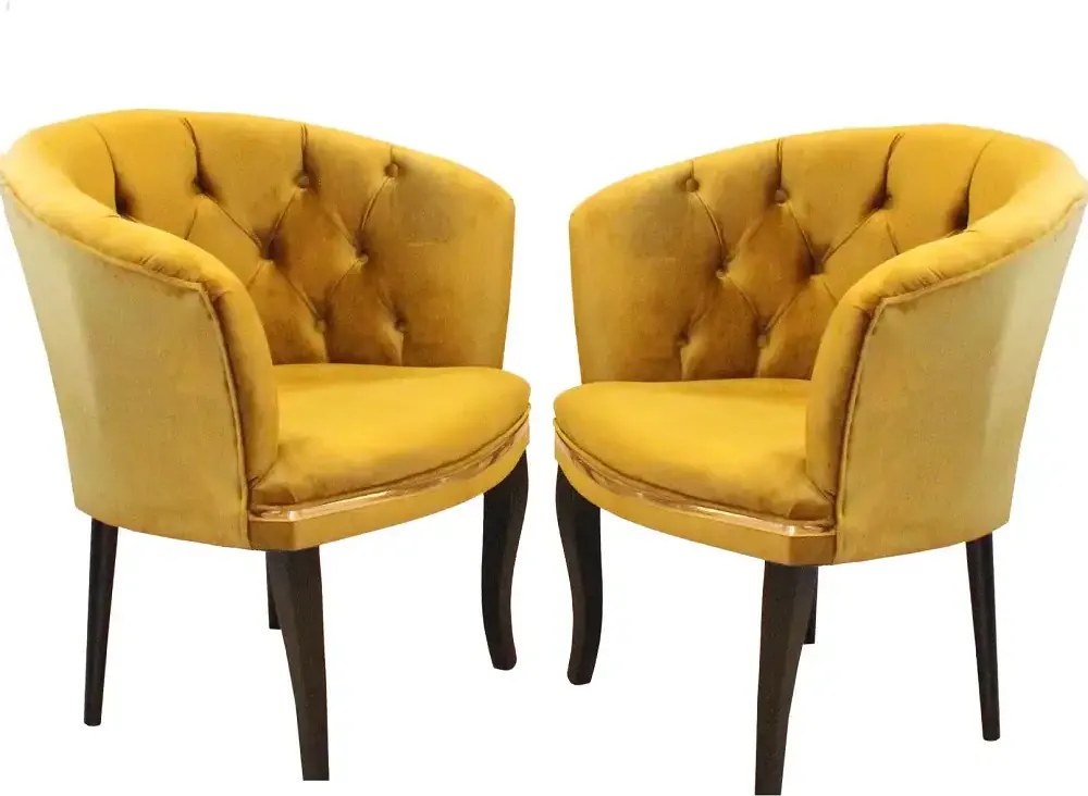 Fotoliu Milano, auriu picioare negru