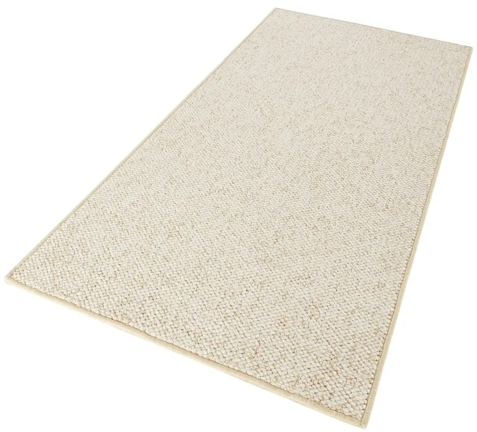 Covor tip traversă crem 80x300 cm Wolly – BT Carpet