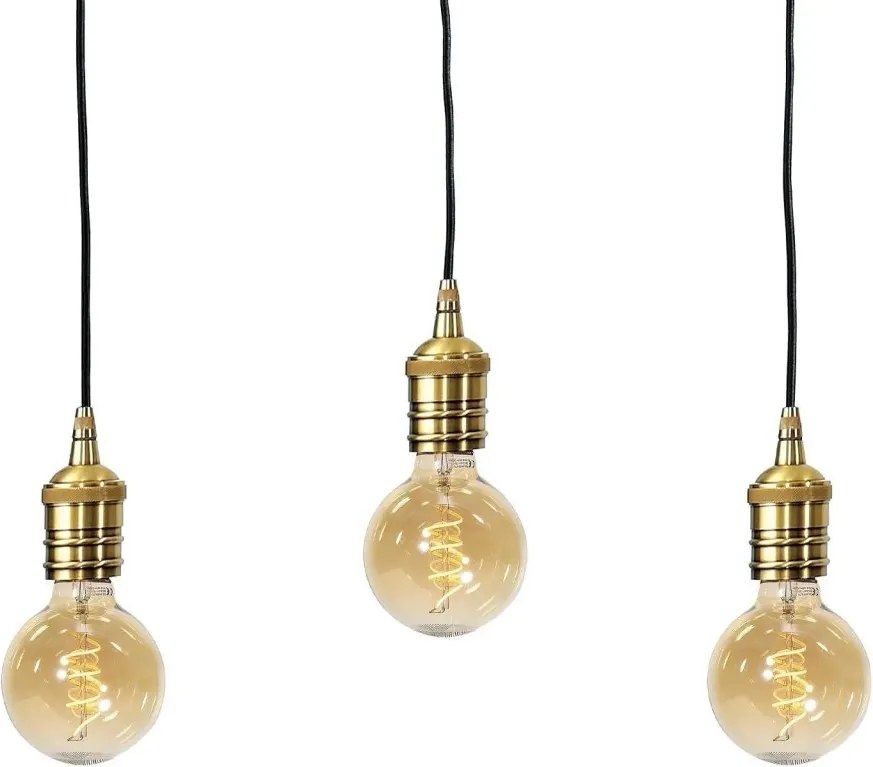 Lustra cu 5 pendule din alama personalizabila Vesta