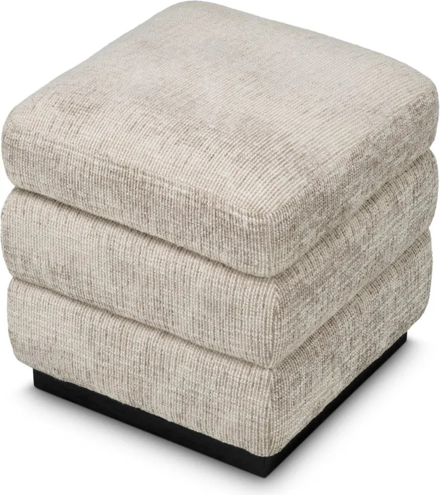 Taburete cu spatiu de depozitare Valmont, Creststone beige