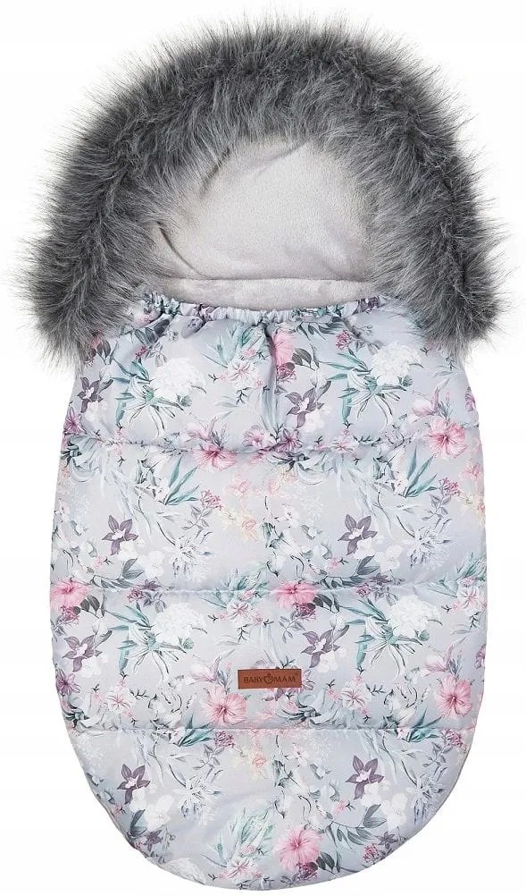 ShopJK SAC DE IARNĂ PENTRU CĂRUCIOR - LAVENDER GARDEN - 016541
