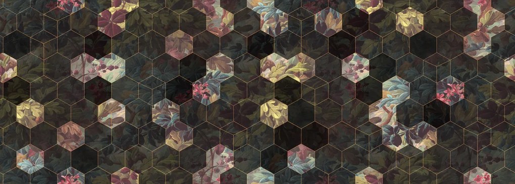 Tapet Vinum Hexagon, Rebel Walls