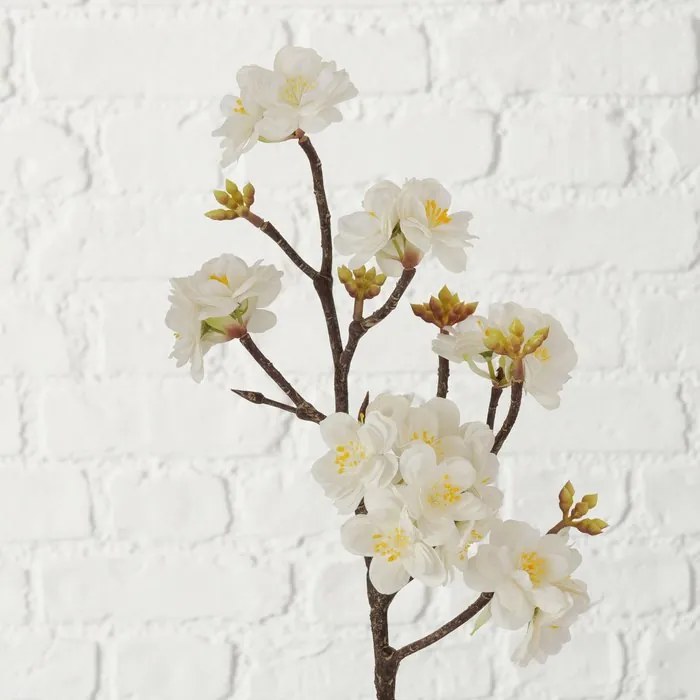 Crenguta decorativa White Peach 17/45 cm