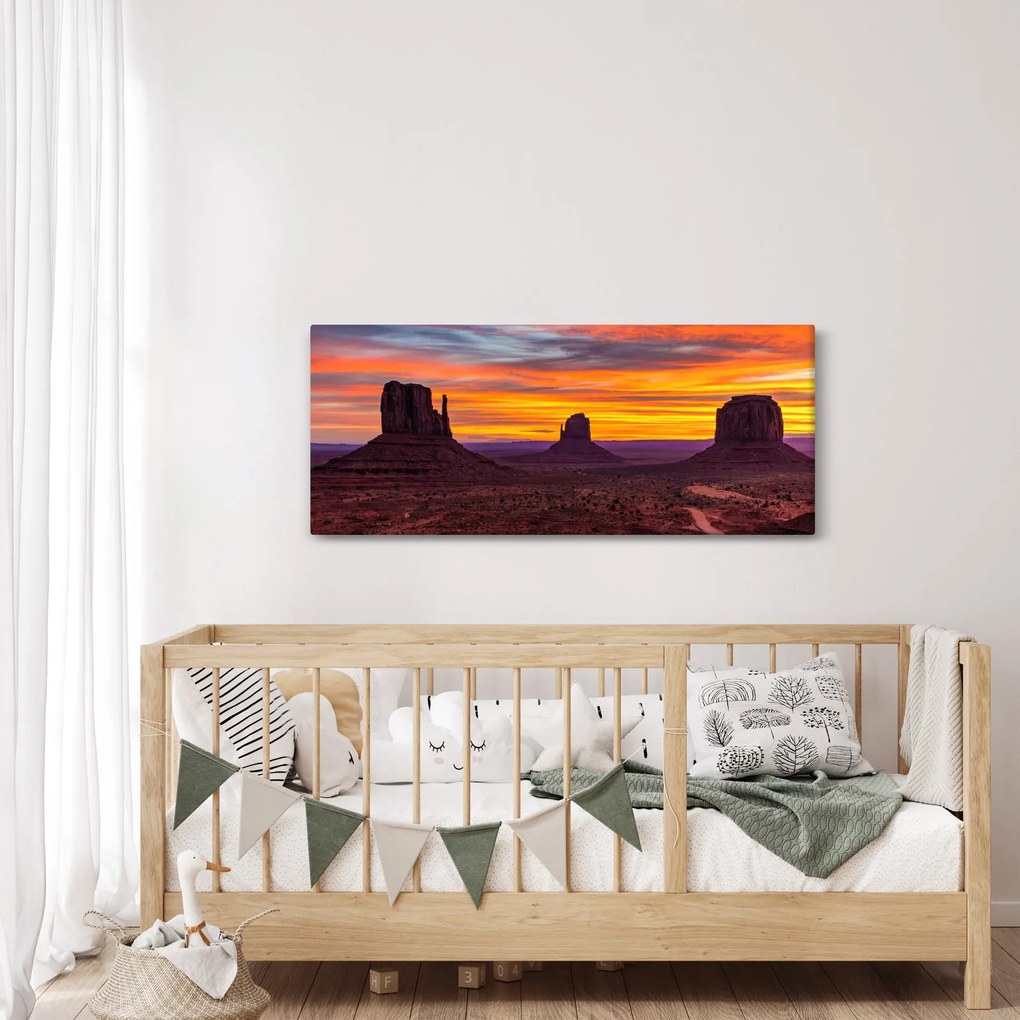 Tablou - Monumentul Valley în Arizona (120x50 cm)