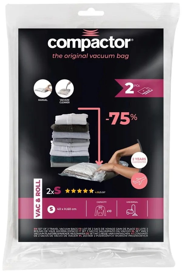 Saci de vidat 2 buc. Hanging Vacuum S – Compactor