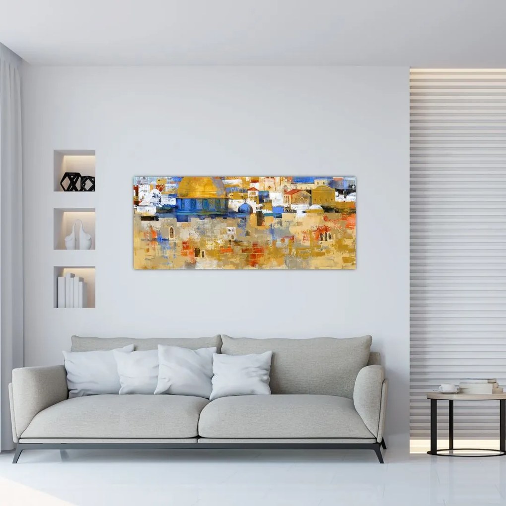 Tablou - Zidul plângerii, Ierusalim, Israel (120x50 cm)