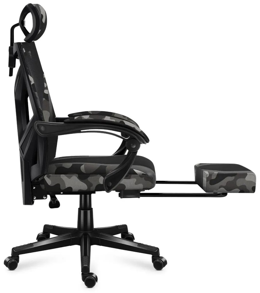 Fotoliu gaming Cruiser 5 (negru + gri camuflaj). 1087451