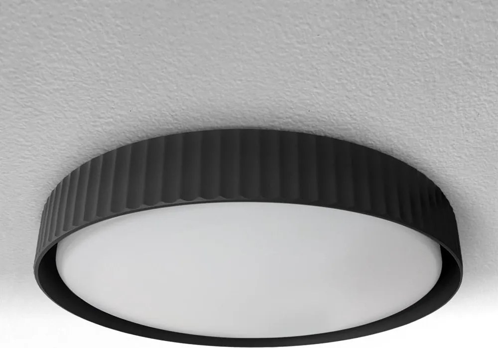 Brilagi - Plafonieră LED LUCIA, 24W, 230V, Ø 31 cm, negru