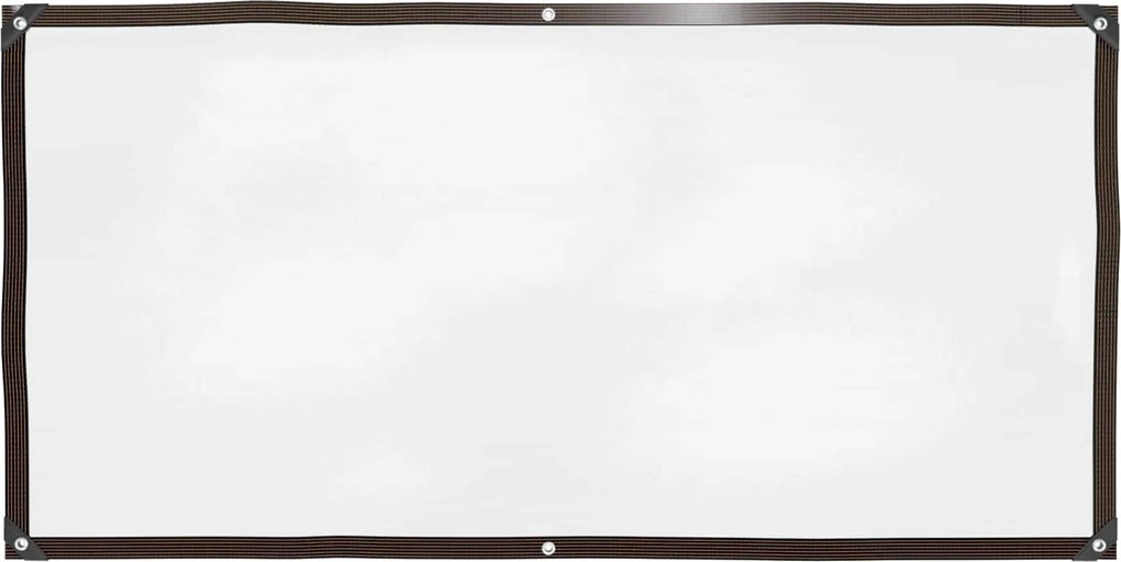 vidaXL Împătură cu ochiuri Transparent 1 x 2 m Polietilenă