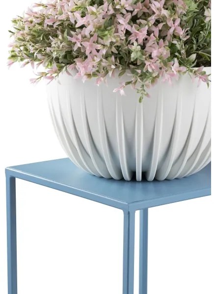 Suport de flori 70x24 cm albastru