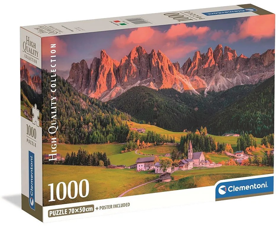 Orașe Magical Puzzle Dolomiți 1000 de piese Clementoni