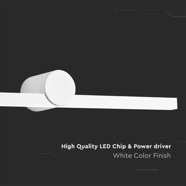 Aplica LED pentru oglindă de baie LED/10W/230V 3000K IP65 alb