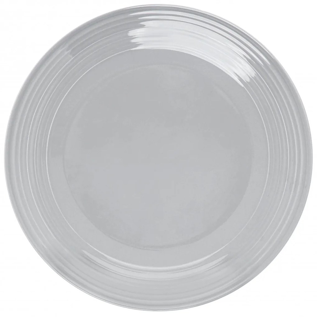 Serviciu de masa, 18 piese, 6 persoane, gri, Linea