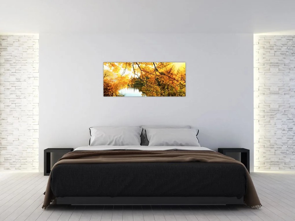 Tablou - Copac de toamnă (120x50 cm)